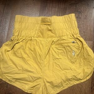 Free People Movement Noiseless Way Home Shorts turmeric